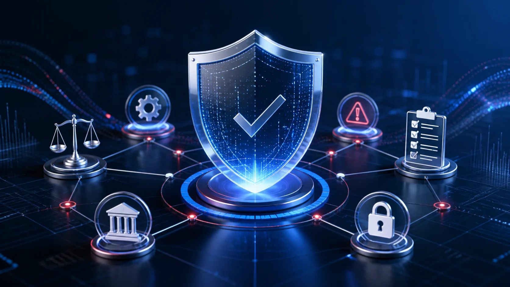 Governance, Risk, and Compliance (GRC) with AI course cover — American Tech Global LLC